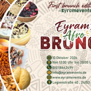 Eyram Afro Brunch - All-you-can-eat & drink Essen und Trinken unbegrenzt